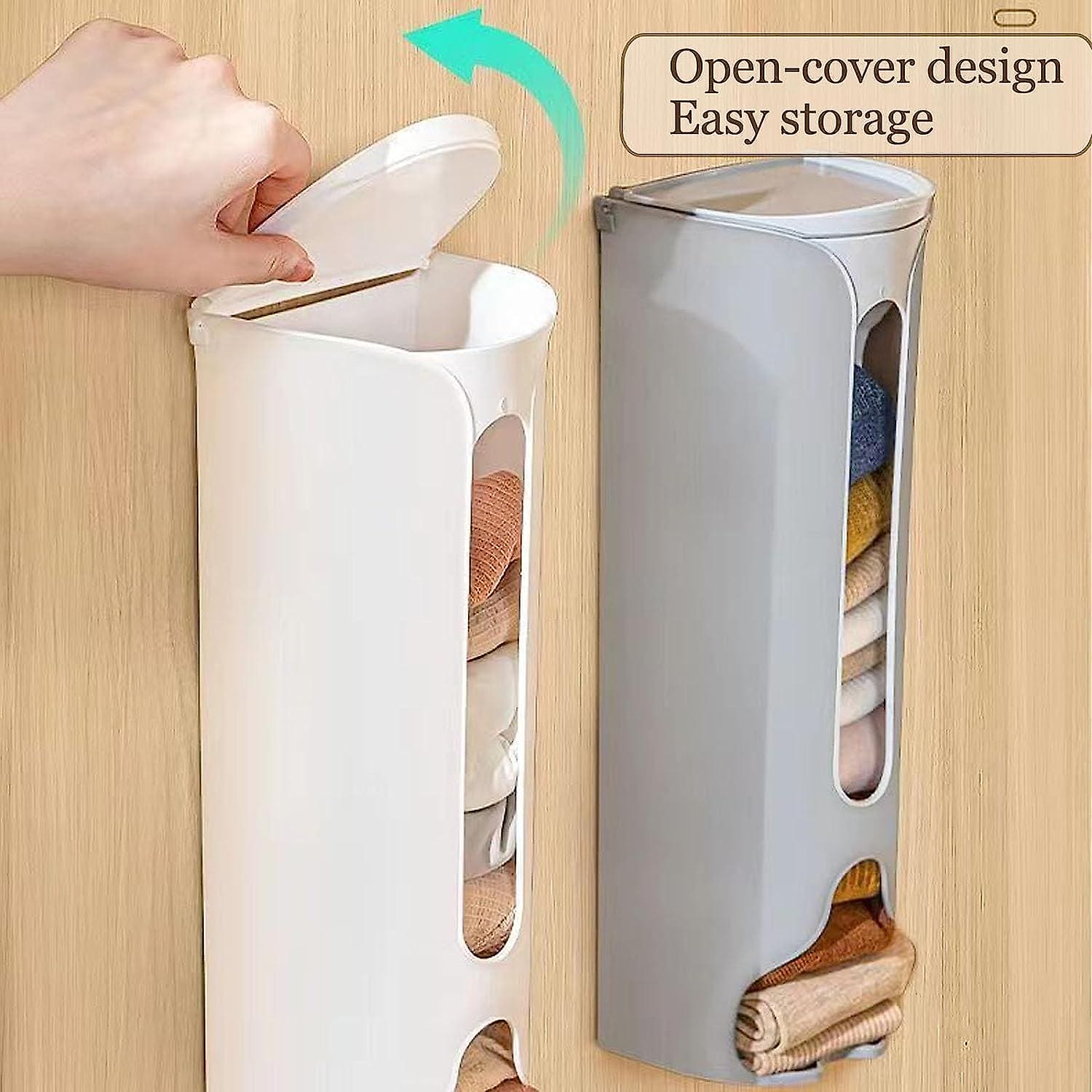 Wall Mounted Socks Storage Box, Closet Wall Hanging Box, Wardrobe Household Socks Holder Garbage Plastic Bag Dispenser, Kitchen Bathroom Hanging Rack, Self adhesive Home Dispenser Storage Box, Multifunctional Storage Box Wall Mounted Socks Storage Box, Closet Wall Hanging Box, Wardrobe Household Socks Holder Garbage Plastic Bag Dispenser, Kitchen Bathroom Hanging Rack, Self adhesive Home Dispenser Storage Box, Multifunctional Storage Box